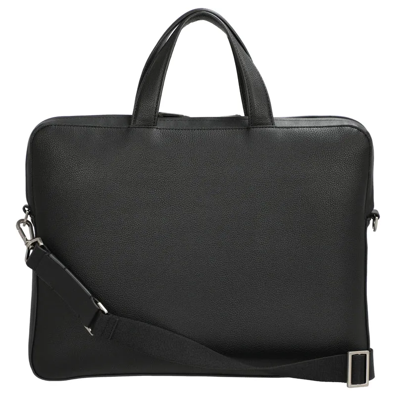 Calvin Klein Micro Pebble Slim Briefcase - Aktentasche 13" (black)