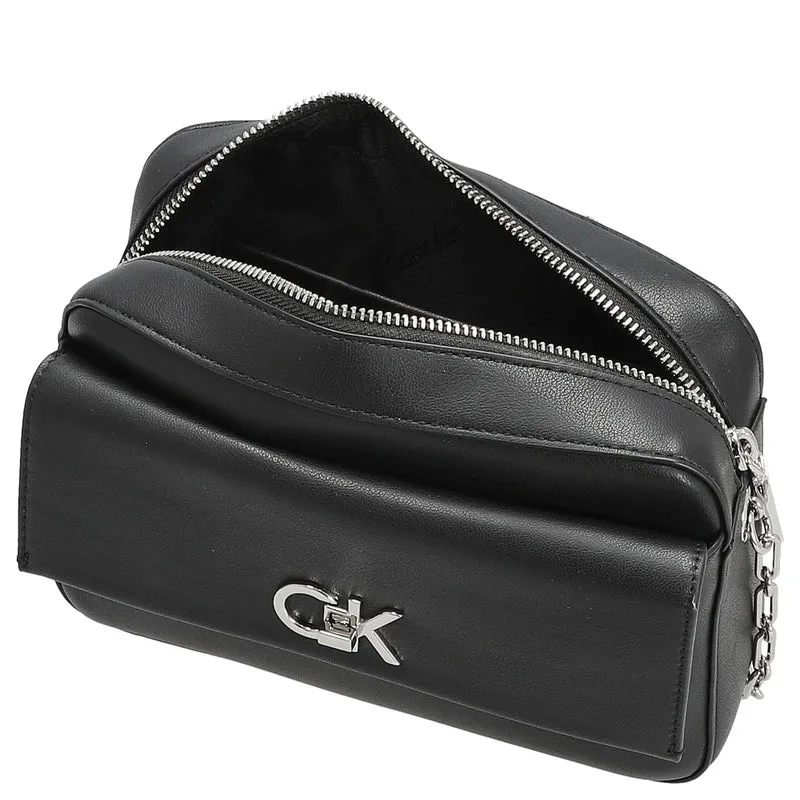 Calvin Klein CK Re-Lock - Umhängetasche 22 cm (schwarz)