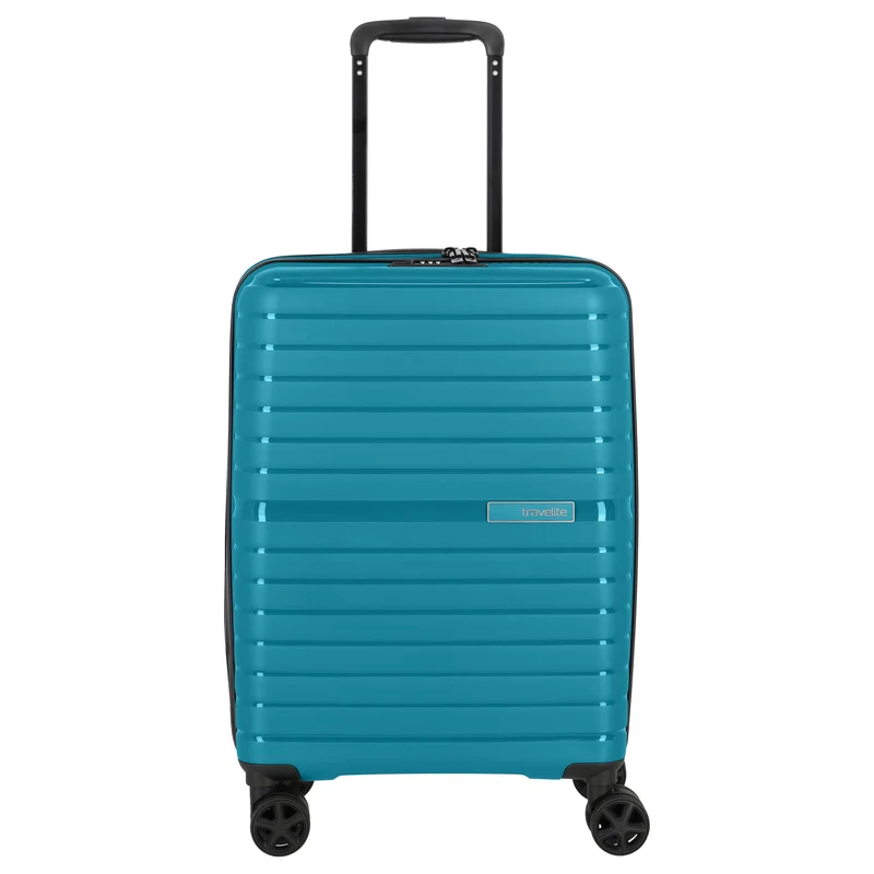Travelite Trient - 4-Rollen-Kabinentrolley S 55 cm (petrol)