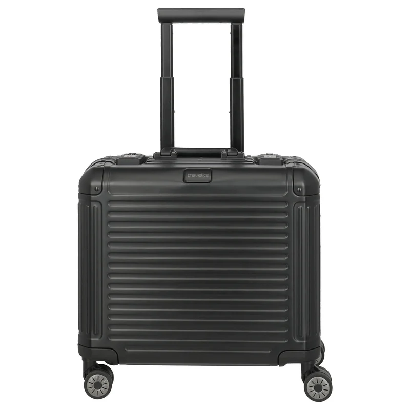 Travelite Next - 4-Rollen-Businesstrolley 45 cm (schwarz)