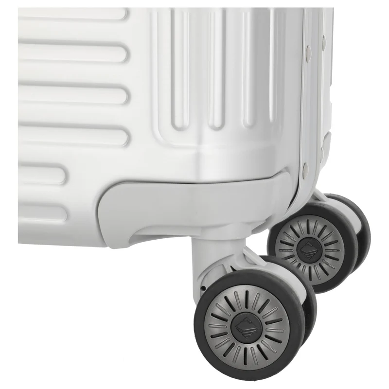 Travelite Next - 4-Rollen-Businesstrolley 45 cm (silber)