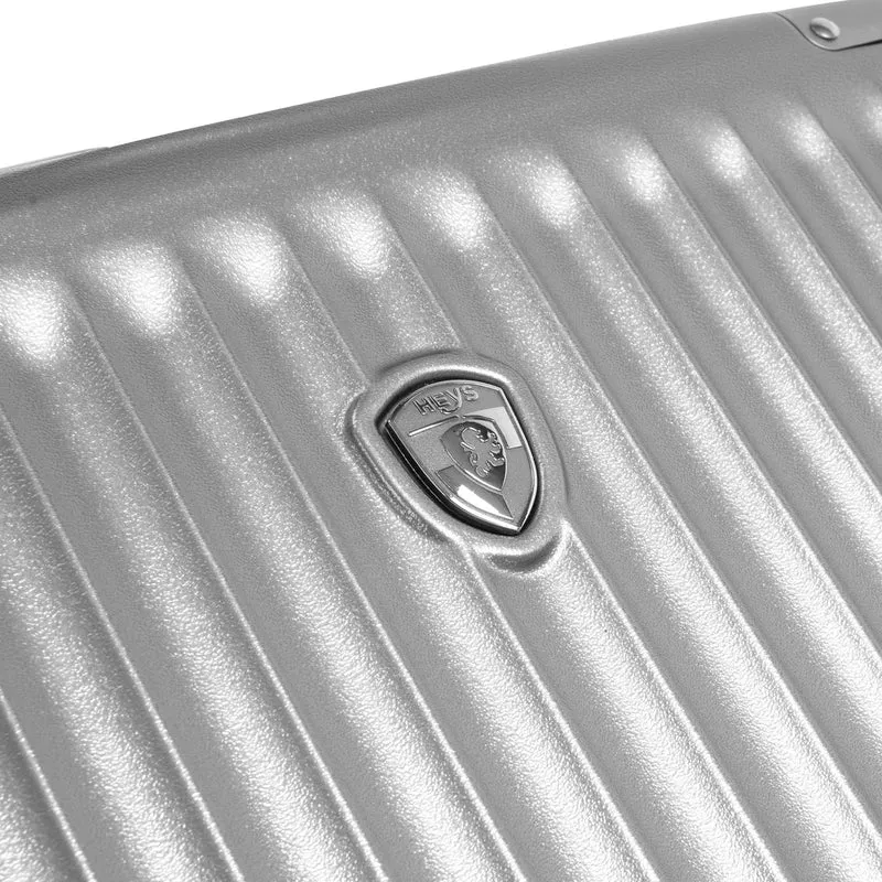 Heys Luxe Trunk - 4-Rollen-Trolley 76 cm erw. (silver)