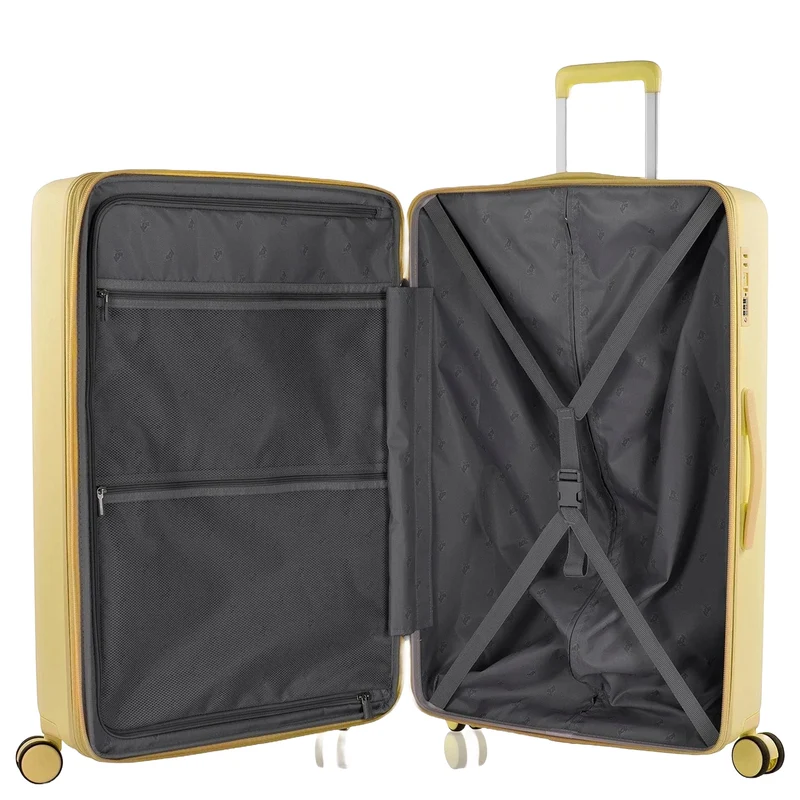 Heys Pastel - 4-Rollen-Trolley L 76 cm erw. (gelb)