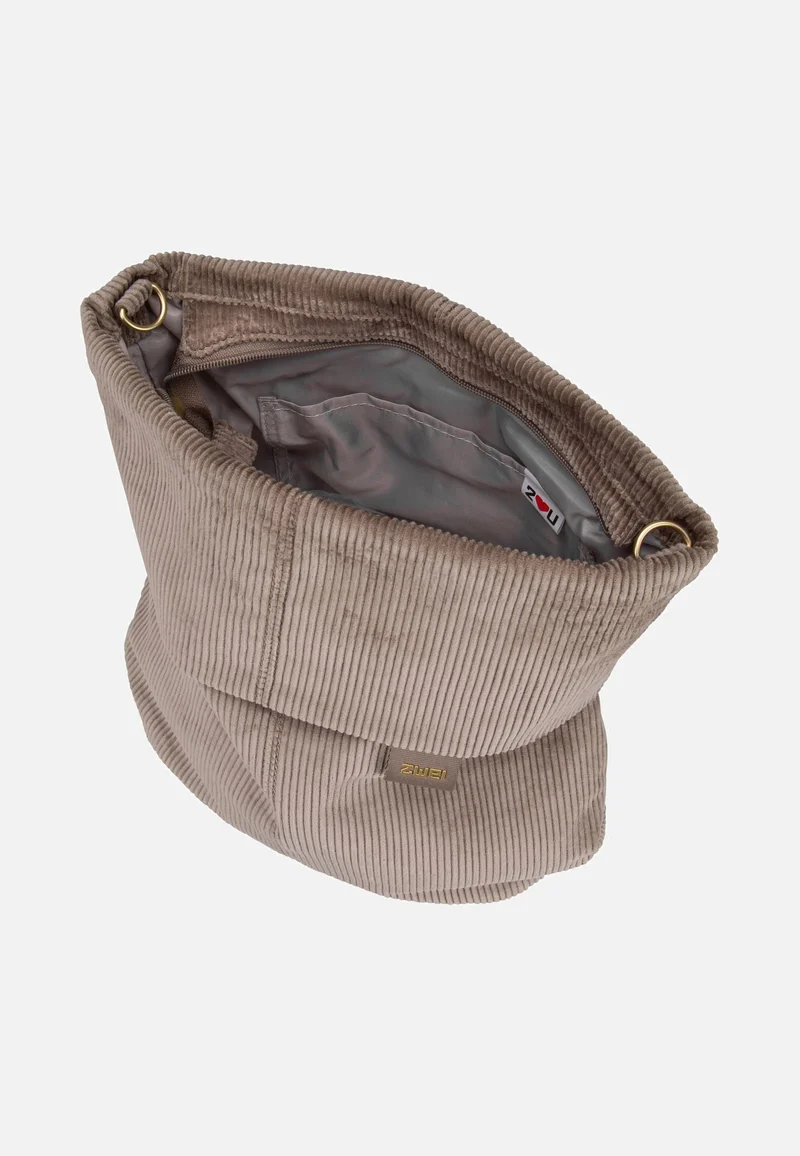 Mademoiselle M12 Cord/Mocca - Hobo Bag