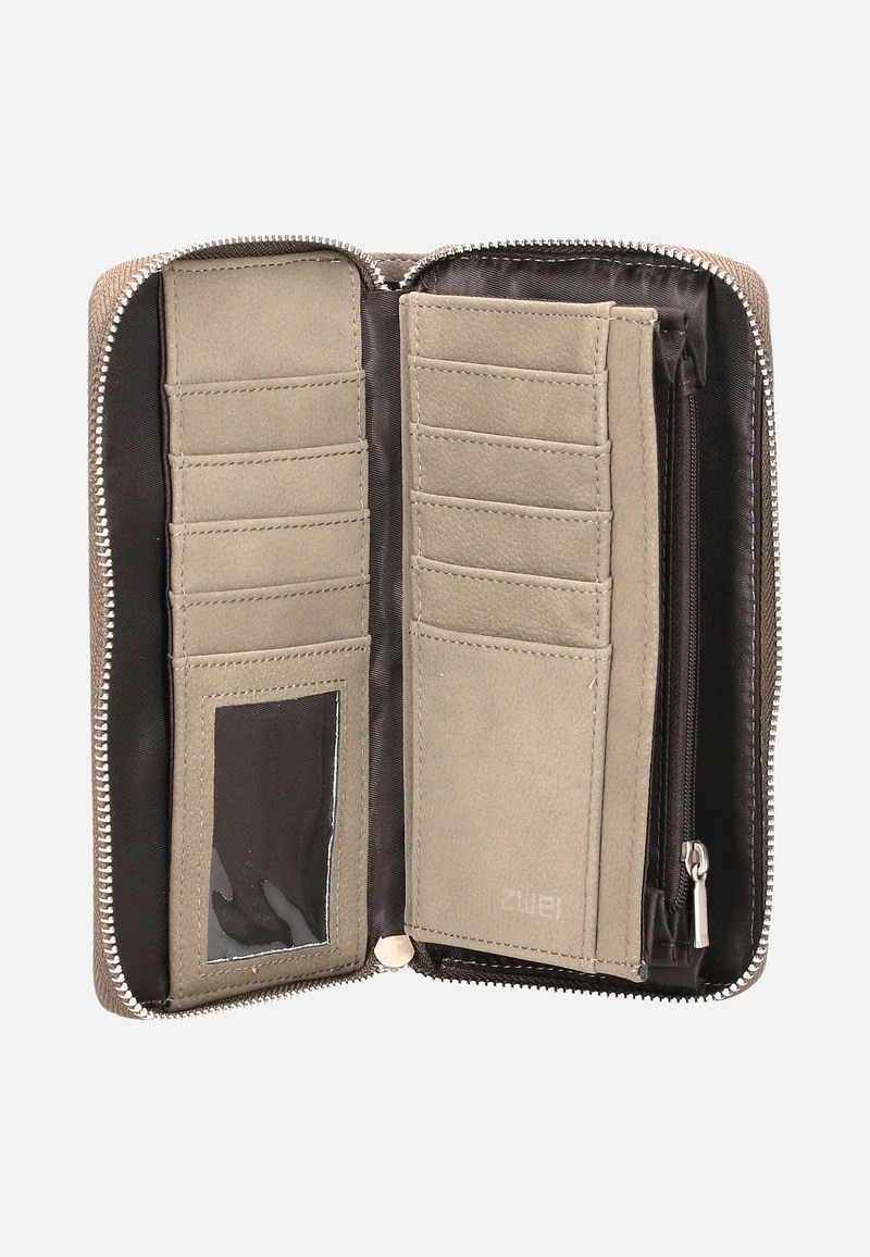 M.Wallet MW2 Nubuk/Mud - Portemonnaie