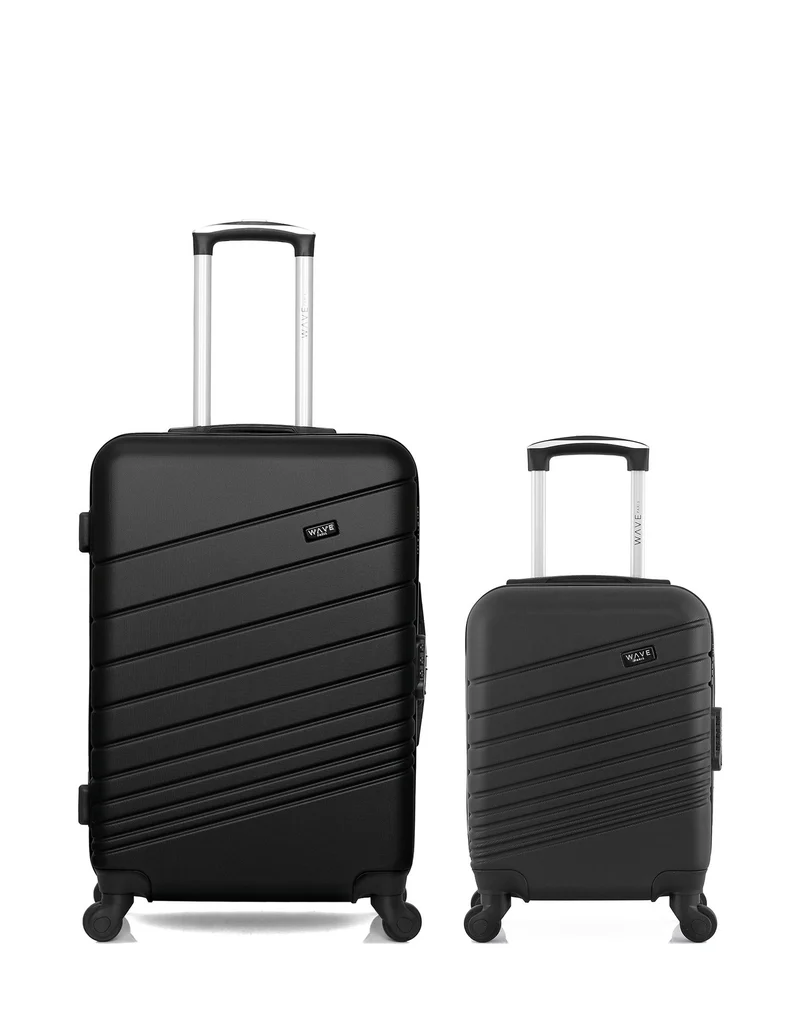 WAVE PARIS - 2er-Pack – Mittelgroßer Koffer und Handgepäck XXS TIGRE