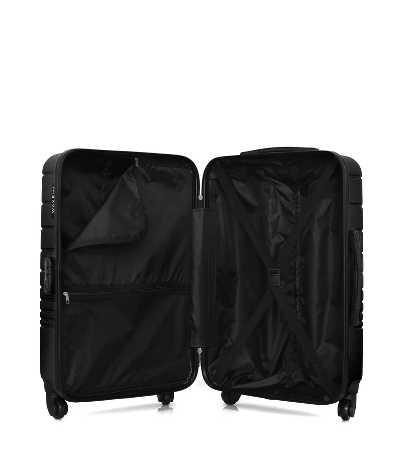 WAVE PARIS - 2er-Pack – Mittelgroßer Koffer und Handgepäck XXS TIGRE
