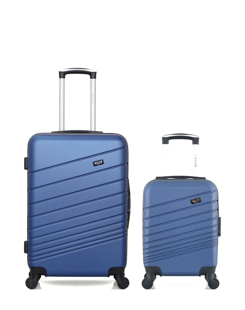 WAVE PARIS - 2er-Pack – Mittelgroßer Koffer und Handgepäck XXS TIGRE