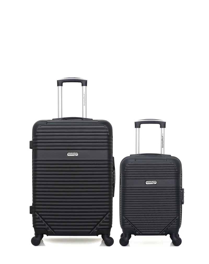 2er-Pack - Mittelgroßer Koffer und Handgepäck XXS MEMPHIS