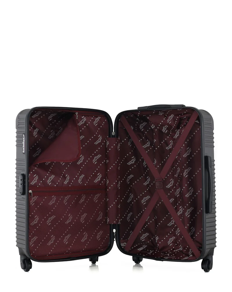 2er-Pack - Mittelgroßer Koffer und Handgepäck XXS MEMPHIS