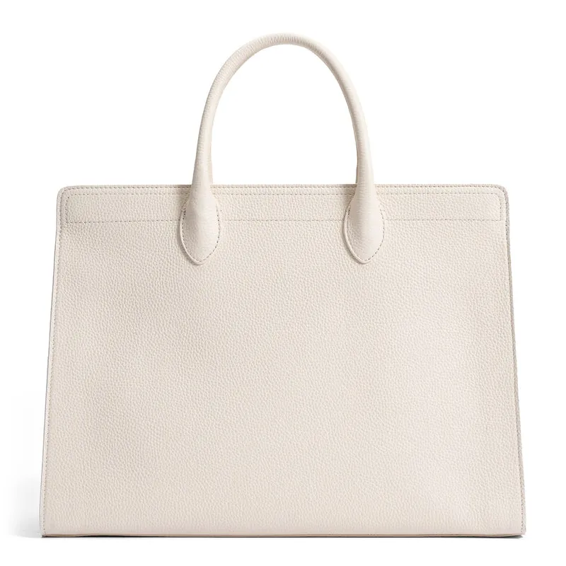 Isabel Bernard Honoré Nadine Creme Kalbsleder Handtasche IB25052