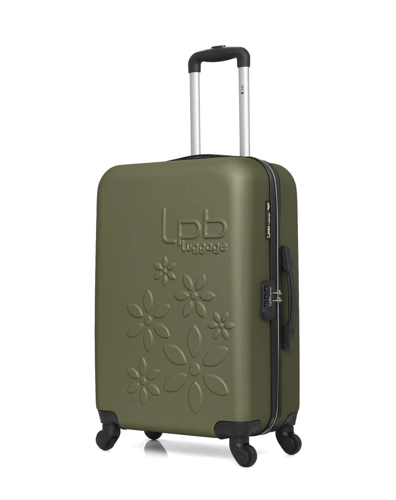LPB LUGGAGE - 2er-Pack – Mittelgroßer Koffer und Kosmetikkoffer ELEONOR