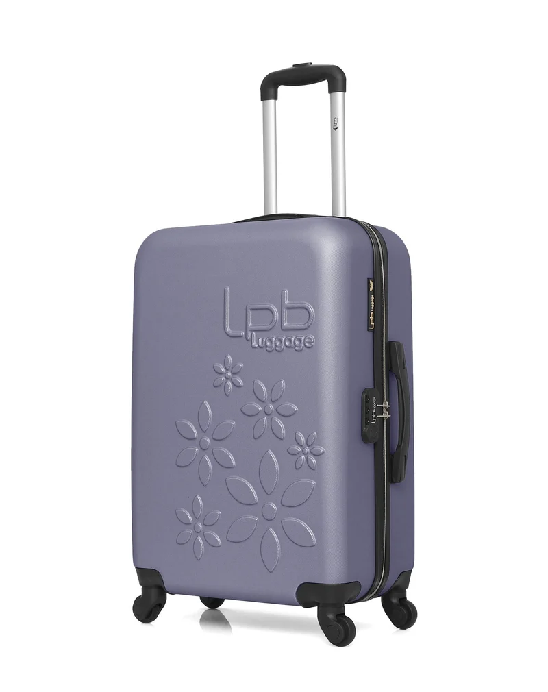 LPB LUGGAGE - 2er-Pack – Mittelgroßer Koffer und Kosmetikkoffer ELEONOR