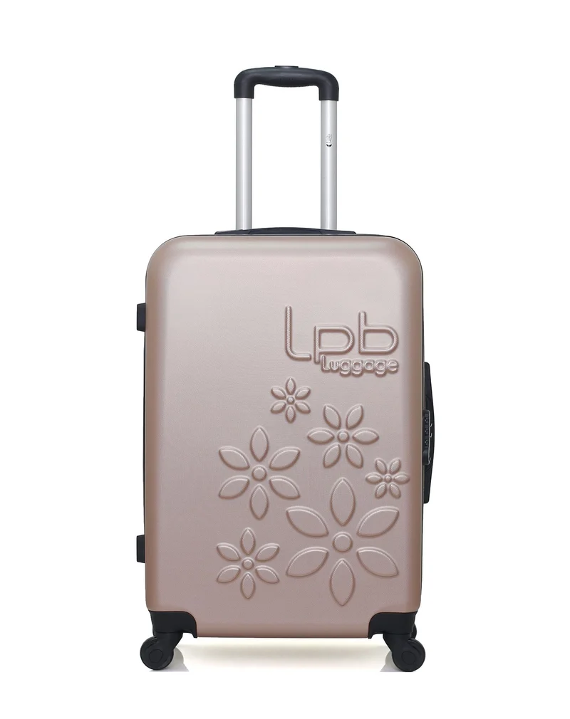 LPB LUGGAGE - 2er-Pack – Mittelgroßer Koffer und Kosmetikkoffer ELEONOR