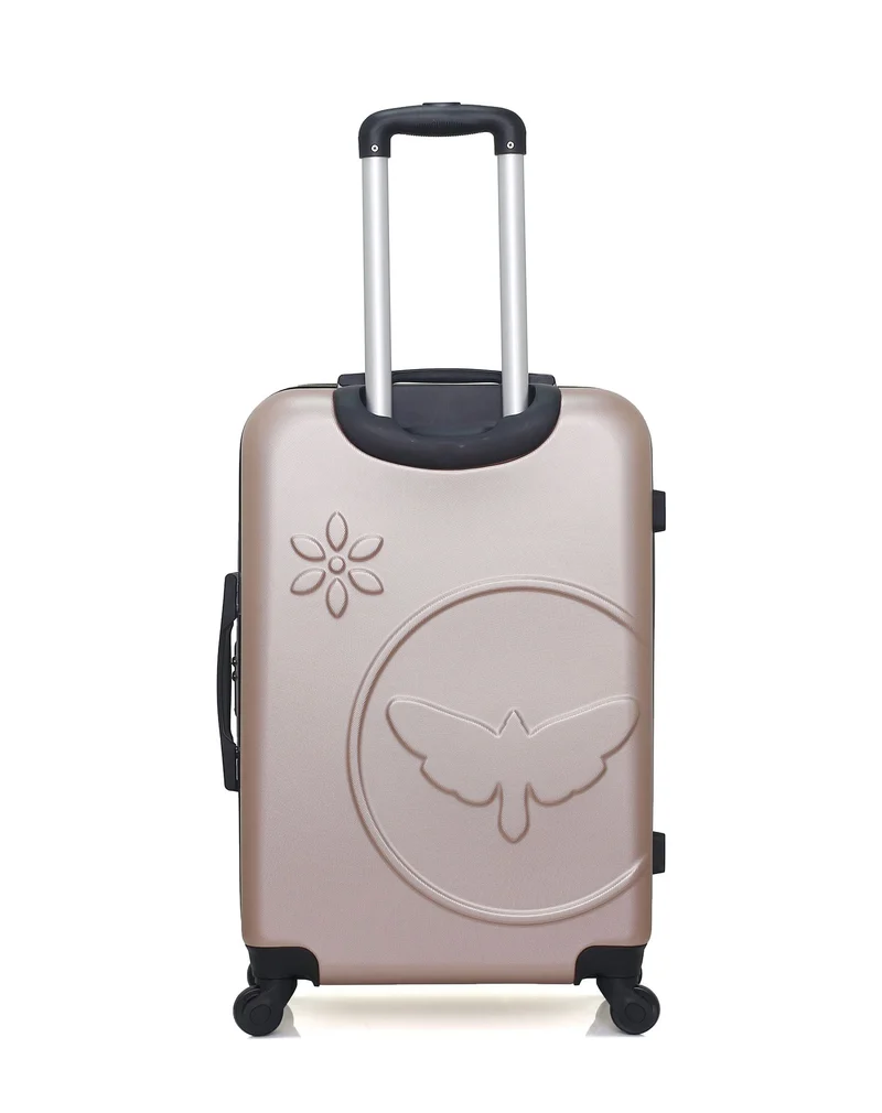 LPB LUGGAGE - 2er-Pack – Mittelgroßer Koffer und Kosmetikkoffer ELEONOR