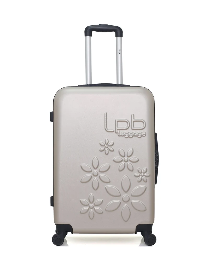 LPB LUGGAGE - 2er-Pack – Mittelgroßer Koffer und Kosmetikkoffer ELEONOR