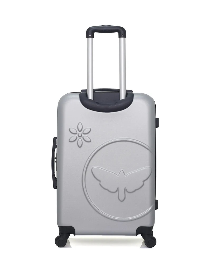 LPB LUGGAGE - 2er-Pack – Mittelgroßer Koffer und Kosmetikkoffer ELEONOR