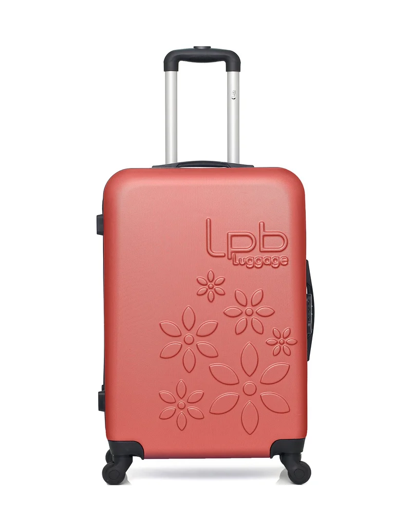 LPB LUGGAGE - 2er-Pack – Mittelgroßer Koffer und Kosmetikkoffer ELEONOR