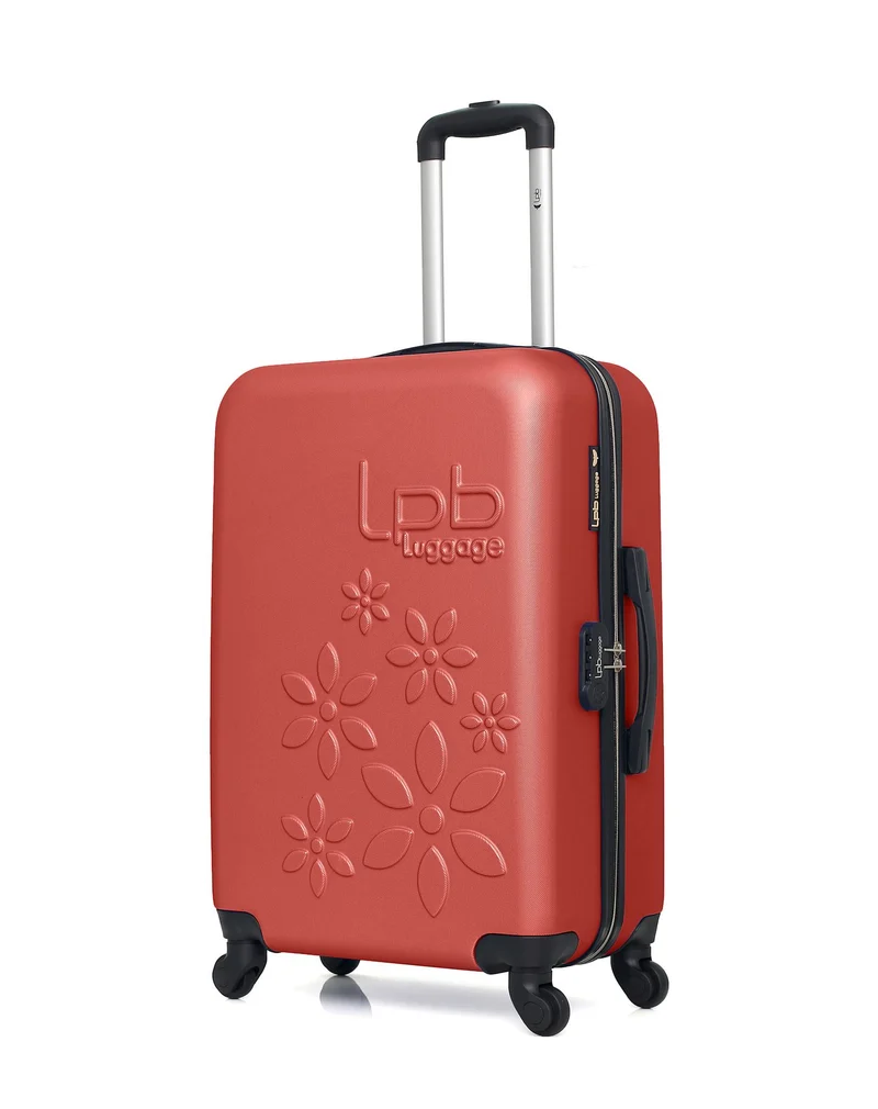 LPB LUGGAGE - 2er-Pack – Mittelgroßer Koffer und Kosmetikkoffer ELEONOR