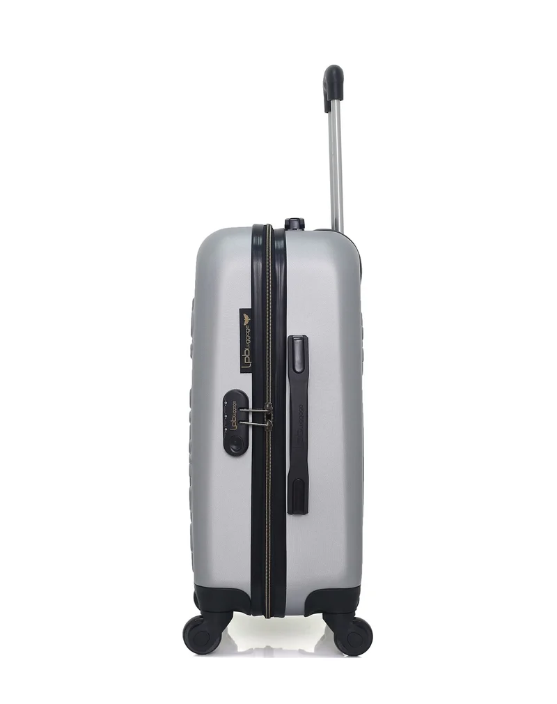 LPB LUGGAGE - 2er-Pack- Handgepäck und Kosmetikkoffer ELEONOR