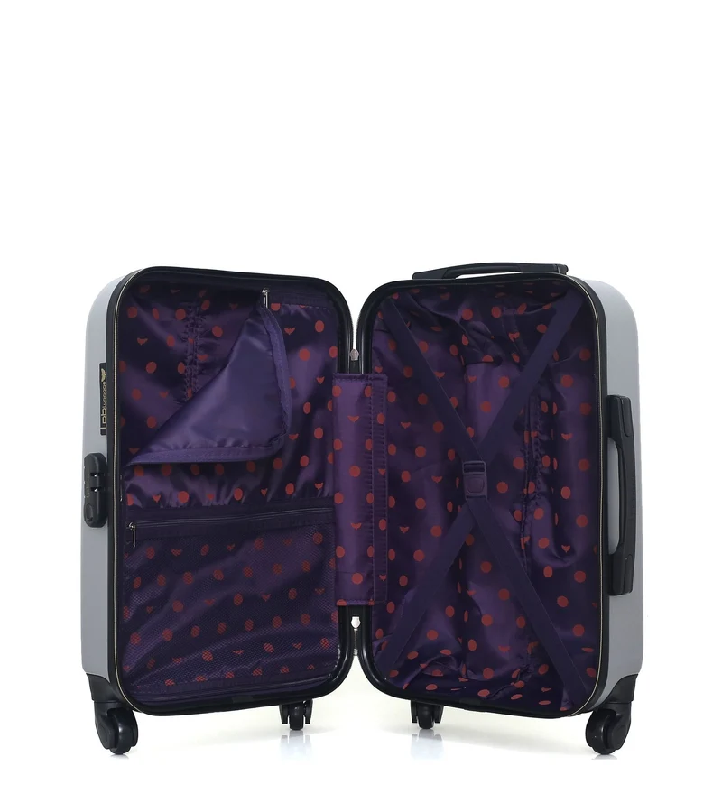 LPB LUGGAGE - 2er-Pack- Handgepäck und Kosmetikkoffer ELEONOR