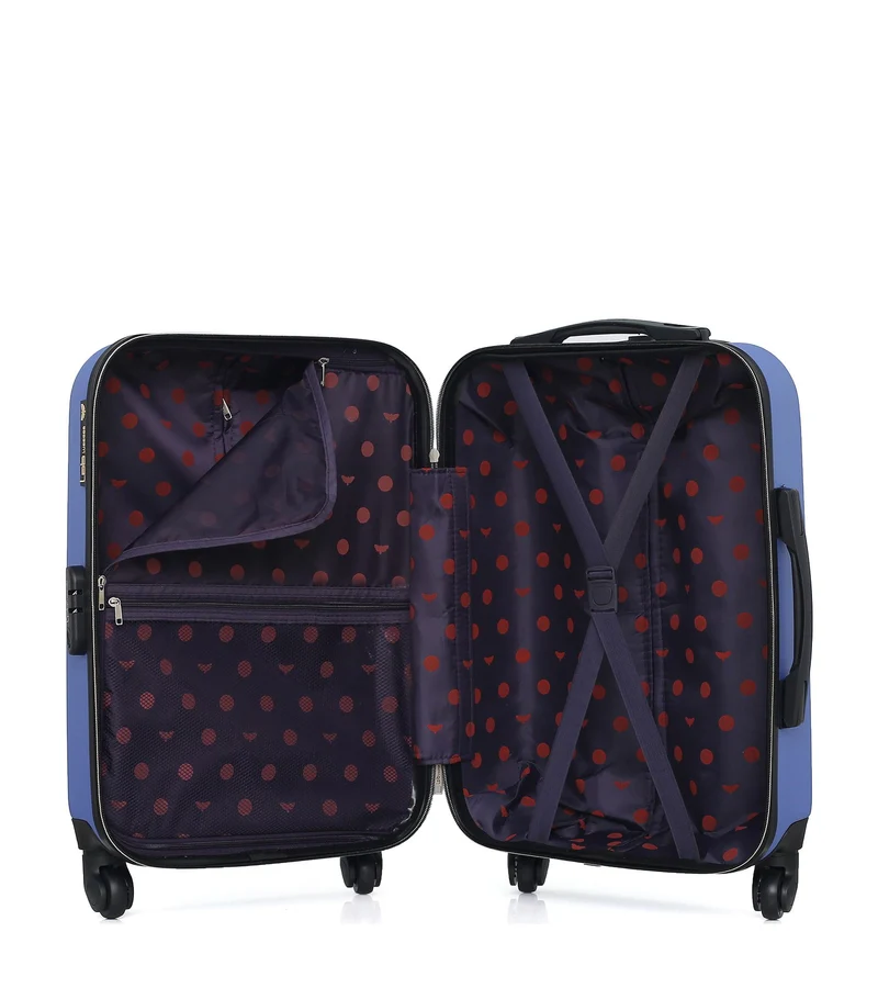 LPB LUGGAGE - 2er-Pack- Handgepäck und Kosmetikkoffer ELEONOR