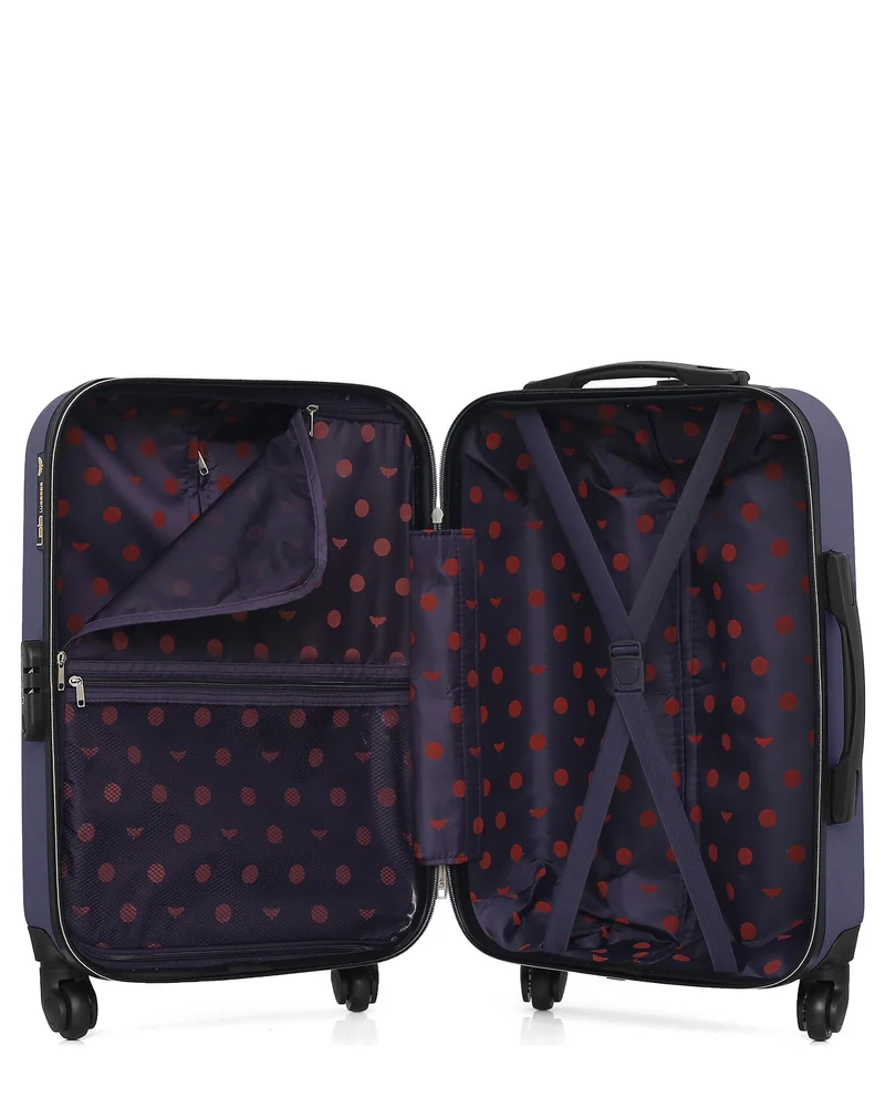 LPB LUGGAGE - 2er-Pack- Handgepäck und Kosmetikkoffer ELEONOR
