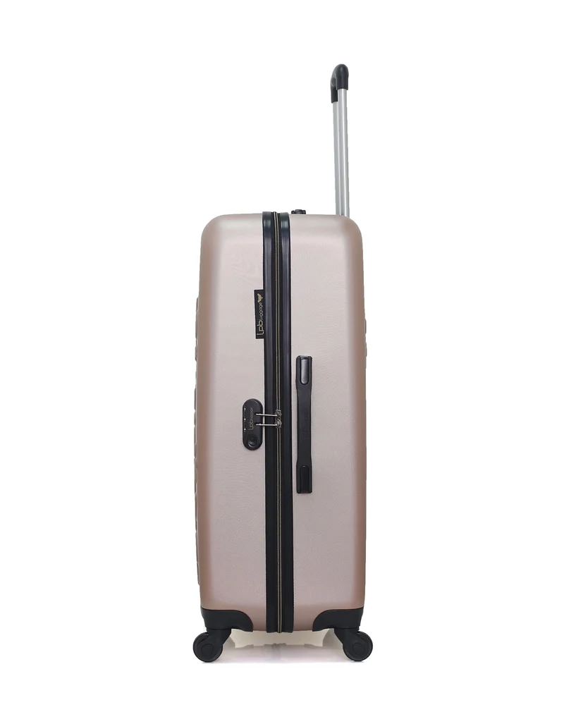 LPB LUGGAGE - 2er-Pack - Großer Koffer und Kosmetikkoffer ELEONOR