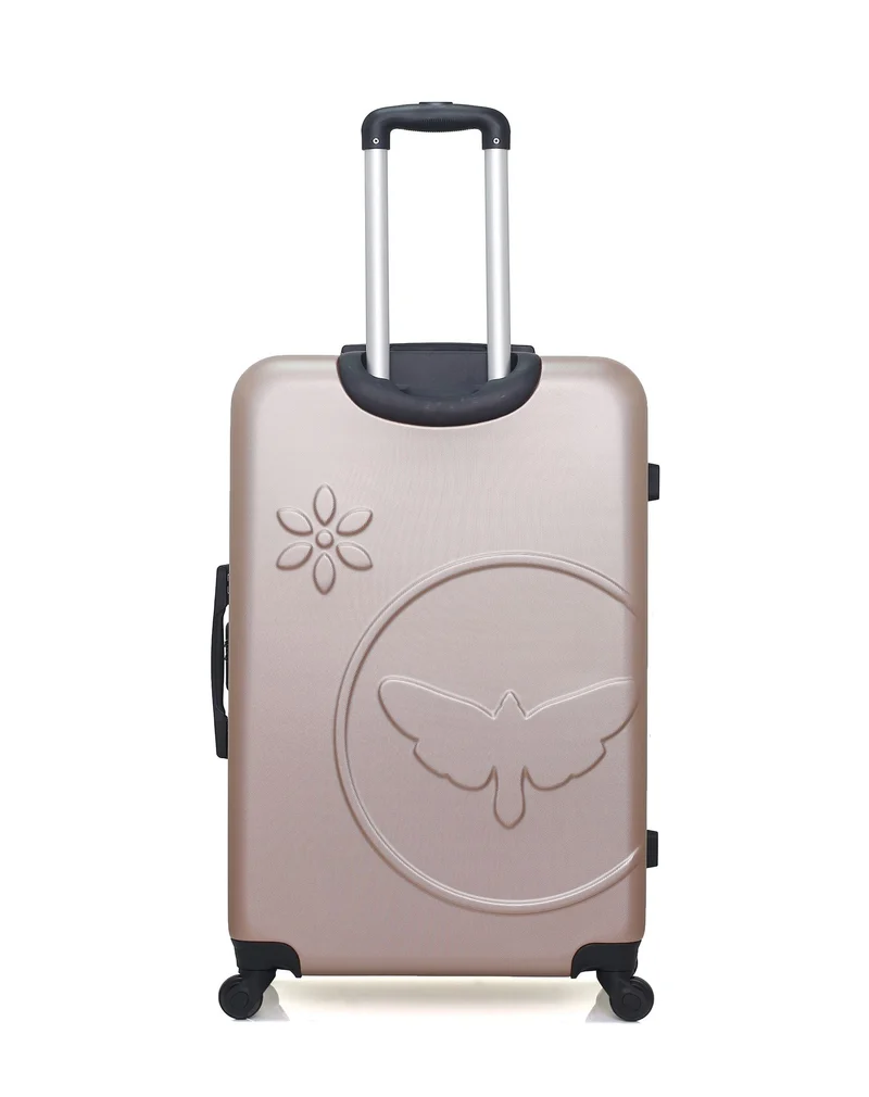 LPB LUGGAGE - 2er-Pack - Großer Koffer und Kosmetikkoffer ELEONOR
