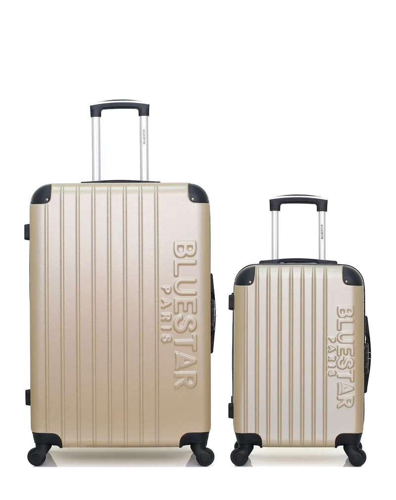 BLUESTAR – 2er-Pack – Großer Koffer und Handgepäck BUCAREST