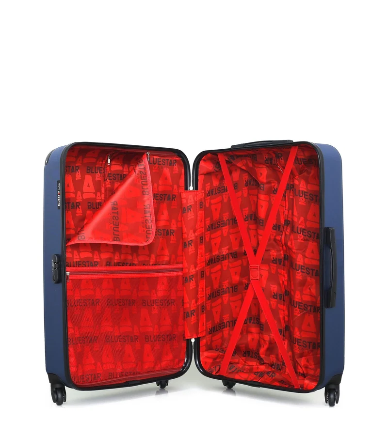 BLUESTAR – 2er-Pack – Großer Koffer und Handgepäck BUCAREST