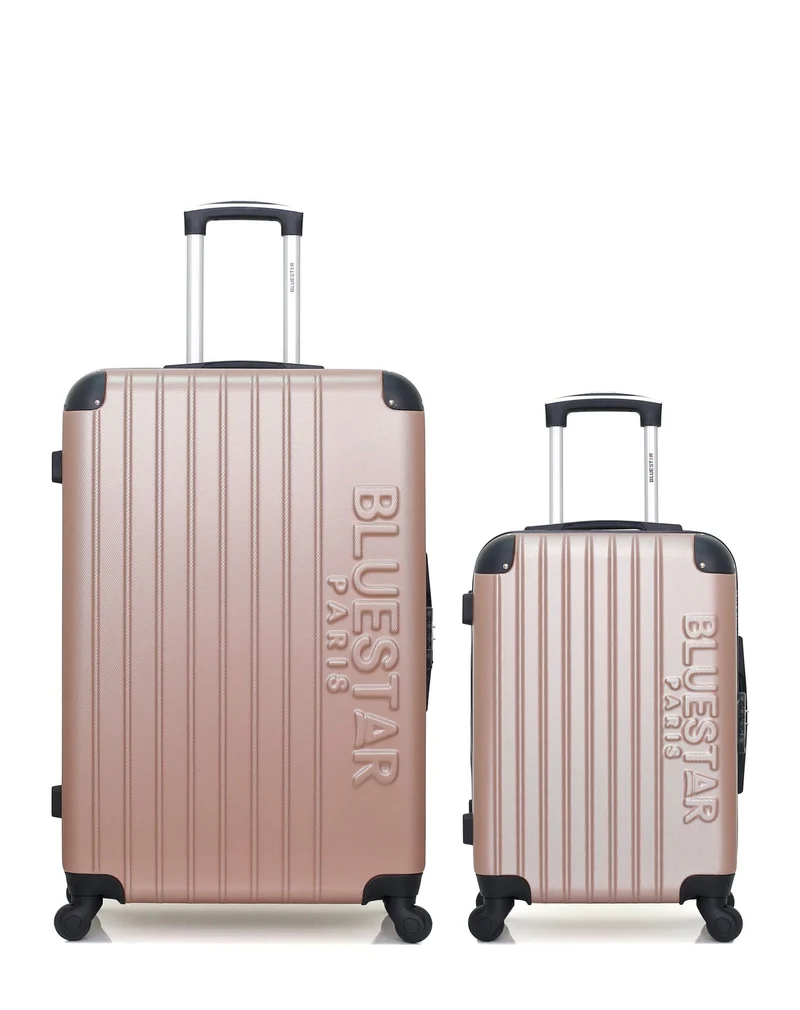 BLUESTAR – 2er-Pack – Großer Koffer und Handgepäck BUCAREST