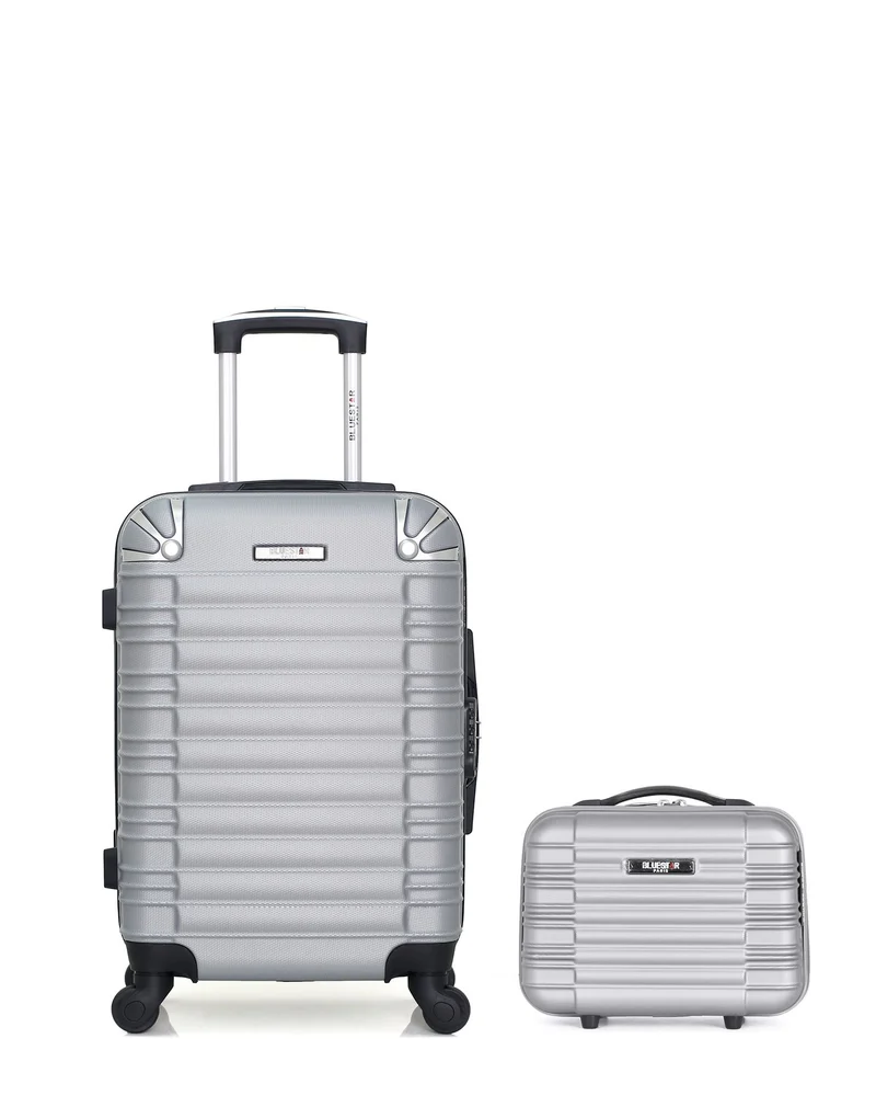 BLUESTAR – 2er-Pack – Handgepäck und Kosmetikkoffer LIMA