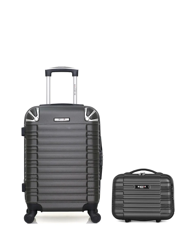 BLUESTAR – 2er-Pack – Handgepäck und Kosmetikkoffer LIMA