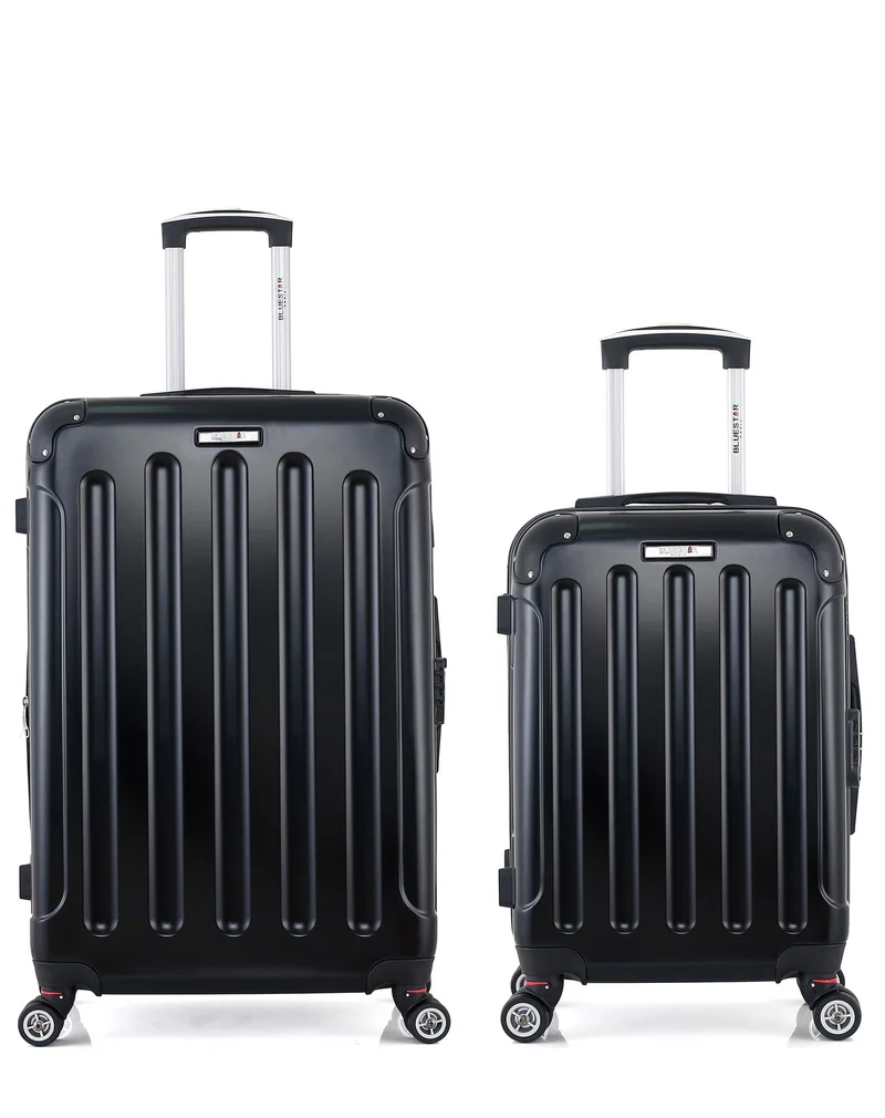 BLUESTAR – 2er-Pack – Großer Koffer und Handgepäck TUNIS