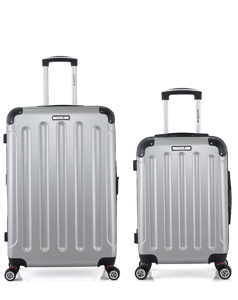 BLUESTAR – 2er-Pack – Großer Koffer und Handgepäck TUNIS
