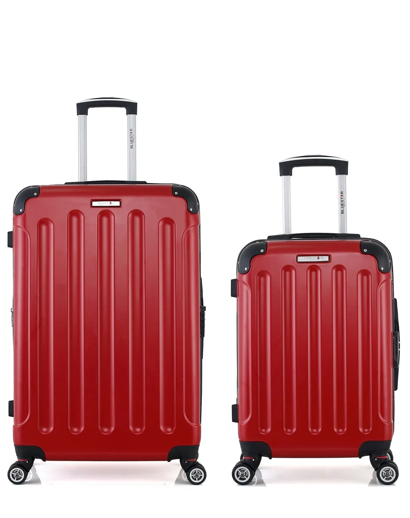BLUESTAR – 2er-Pack – Großer Koffer und Handgepäck TUNIS