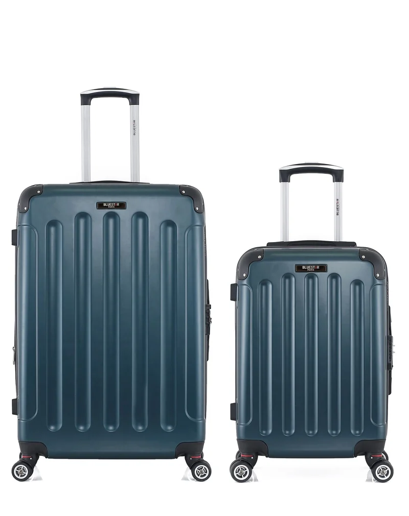 BLUESTAR – 2er-Pack – Großer Koffer und Handgepäck TUNIS