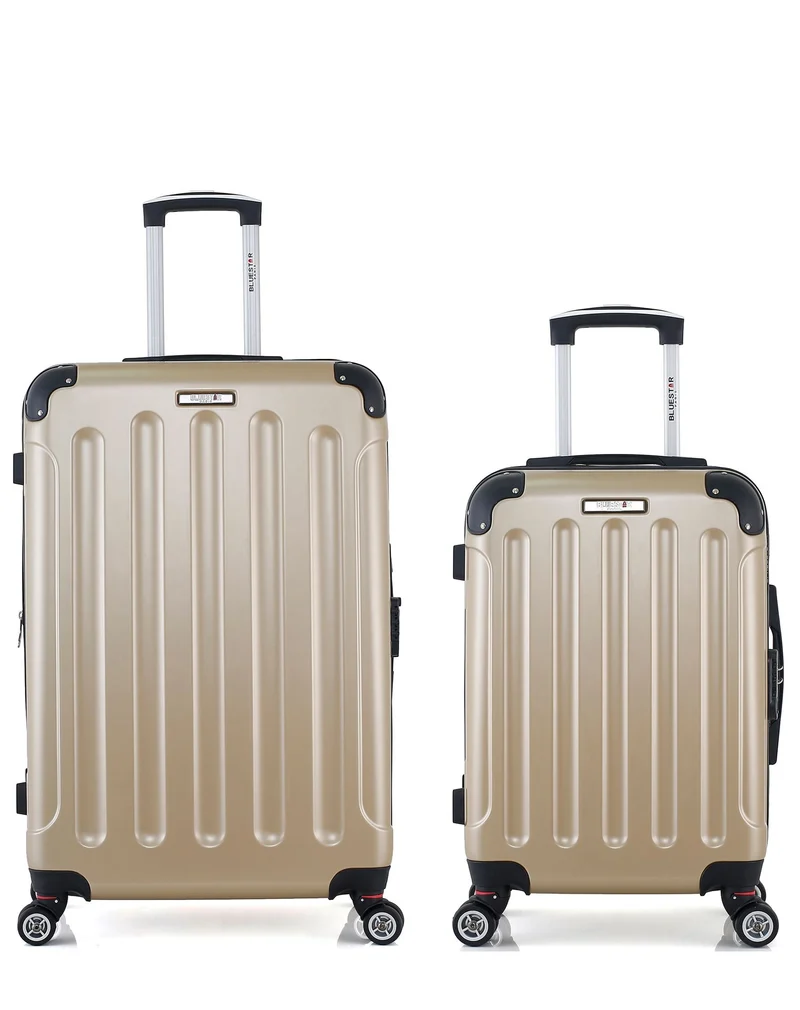 BLUESTAR – 2er-Pack – Großer Koffer und Handgepäck TUNIS