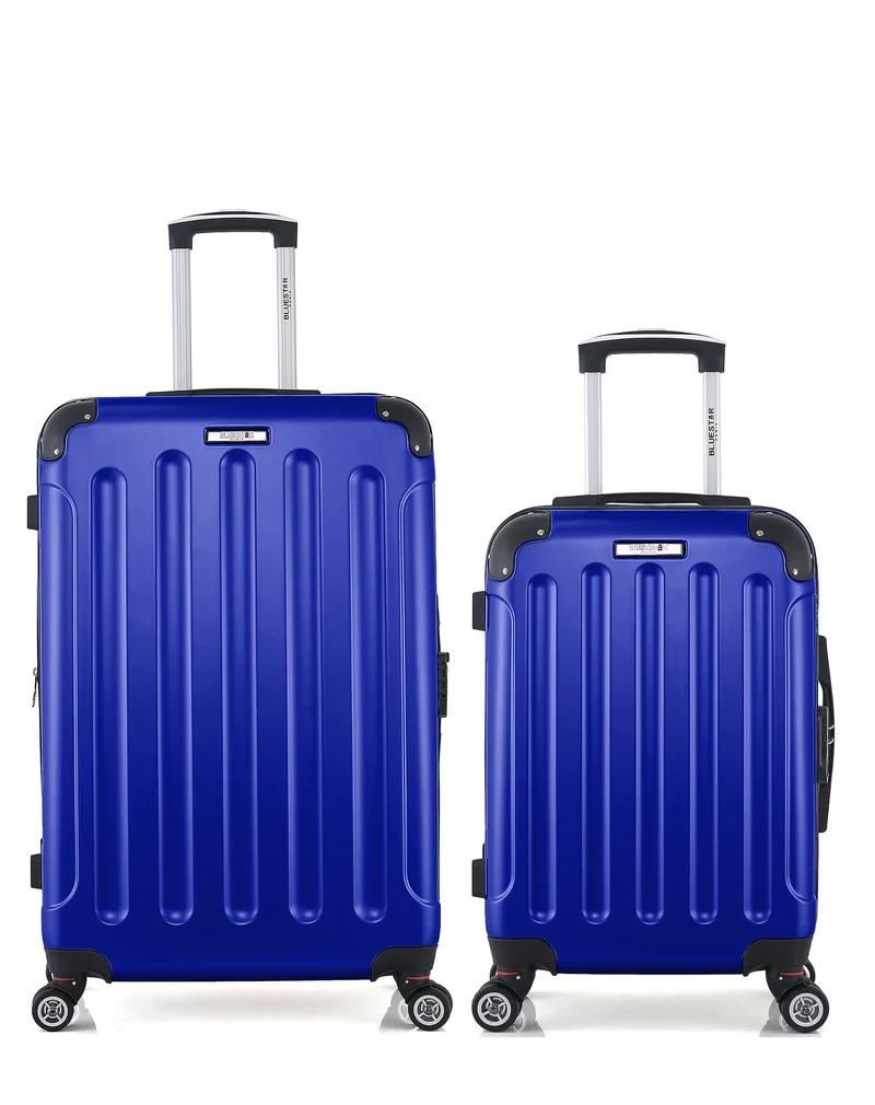 BLUESTAR – 2er-Pack – Großer Koffer und Handgepäck TUNIS