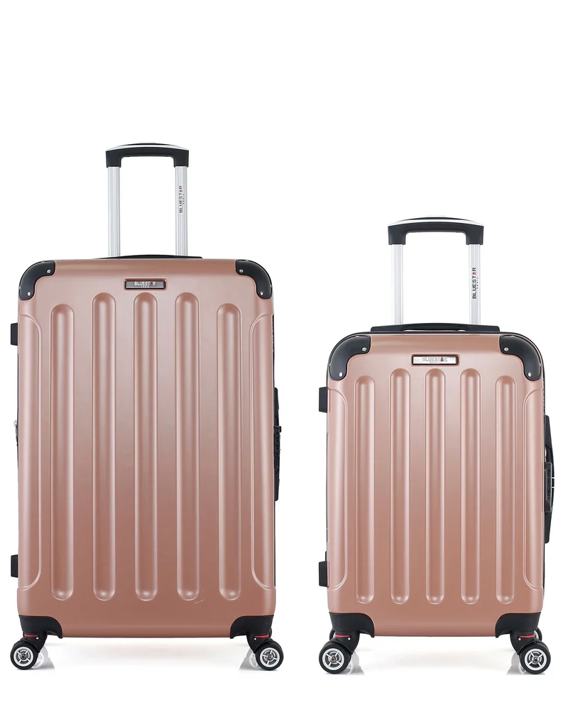 BLUESTAR – 2er-Pack – Großer Koffer und Handgepäck TUNIS
