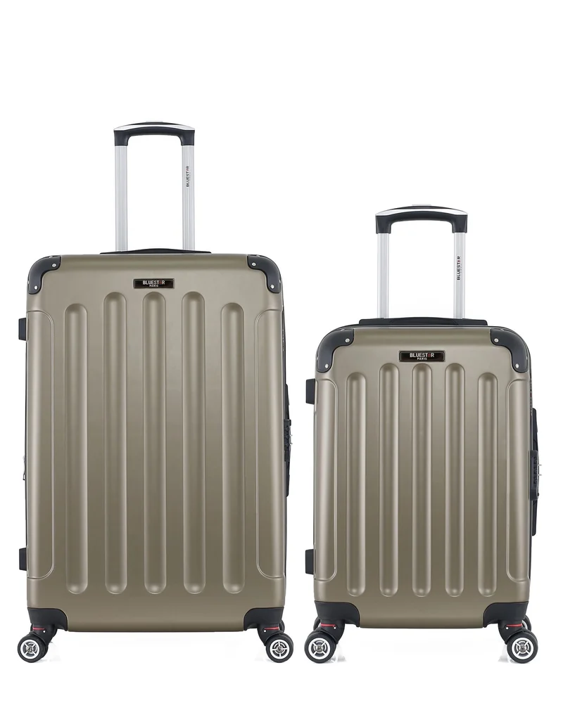 BLUESTAR – 2er-Pack – Großer Koffer und Handgepäck TUNIS