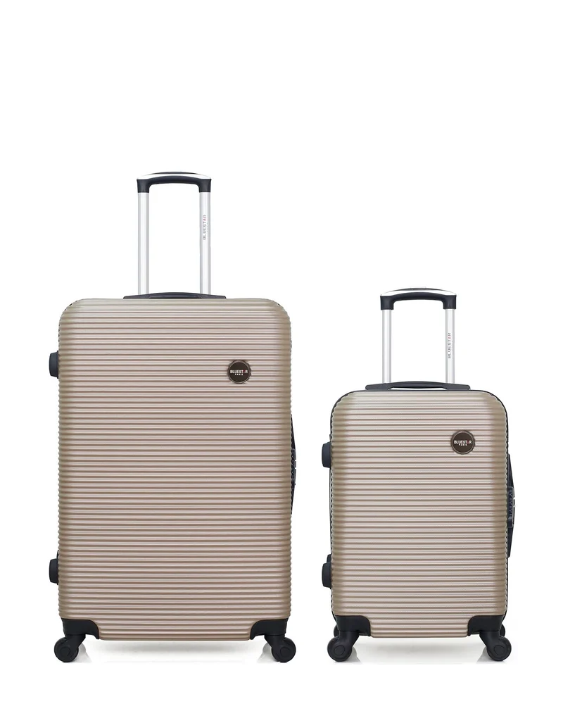 BLUESTAR – 2er-Pack – Großer Koffer und Handgepäck LONDON