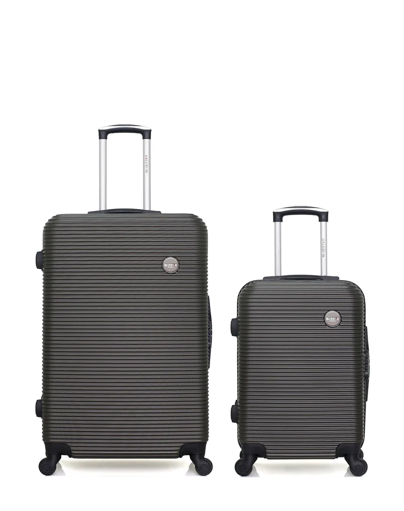 BLUESTAR – 2er-Pack – Großer Koffer und Handgepäck LONDON