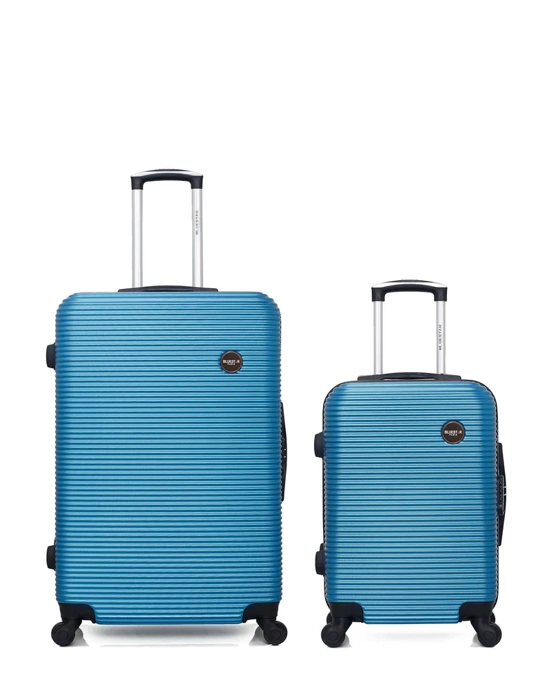 BLUESTAR – 2er-Pack – Großer Koffer und Handgepäck LONDON