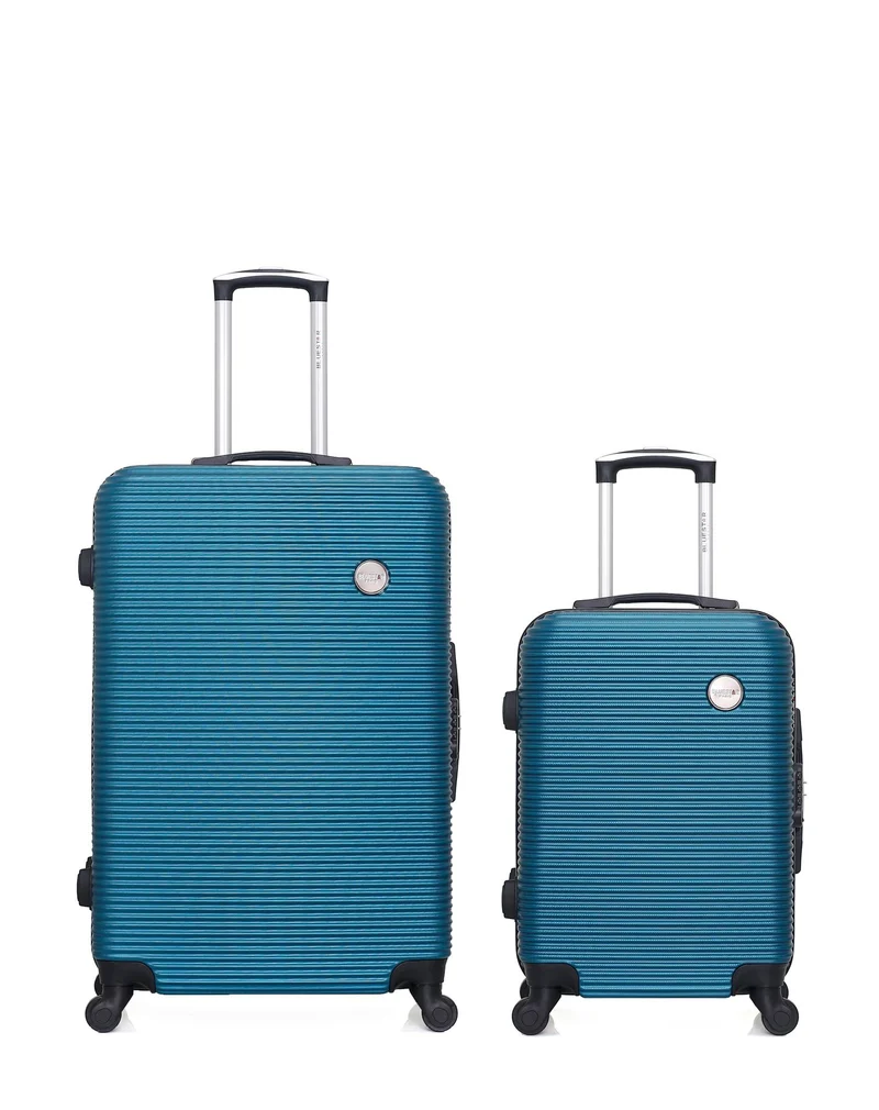 BLUESTAR – 2er-Pack – Großer Koffer und Handgepäck LONDON