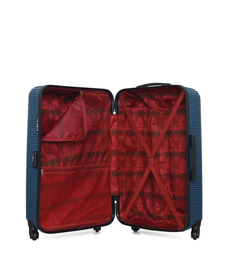 BLUESTAR – 2er-Pack – Großer Koffer und Handgepäck LONDON