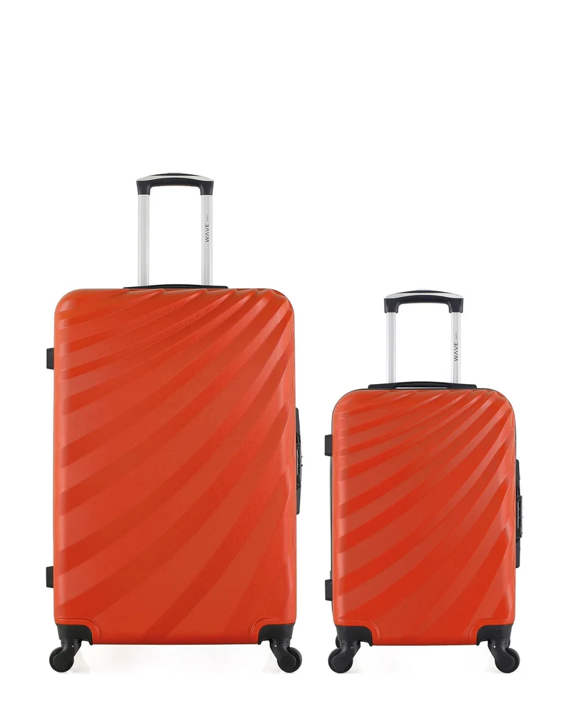 WAVE PARIS – 2er-Pack – Großer Koffer und Handgepäck DANUBE