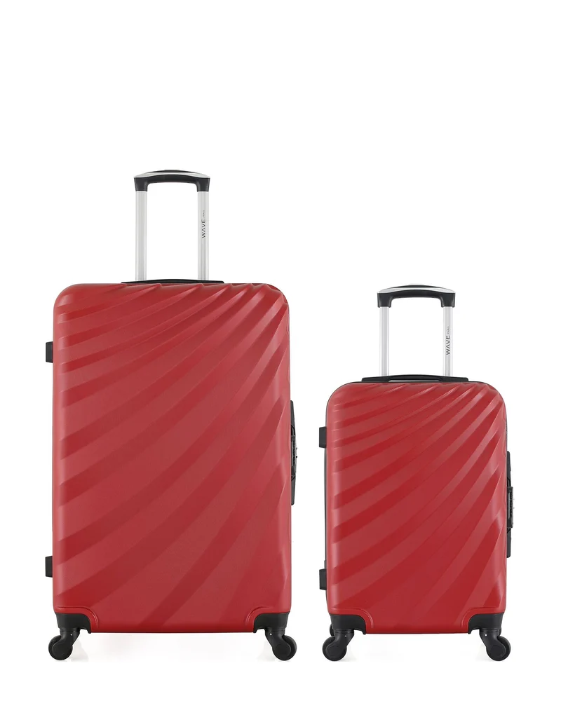WAVE PARIS – 2er-Pack – Großer Koffer und Handgepäck DANUBE