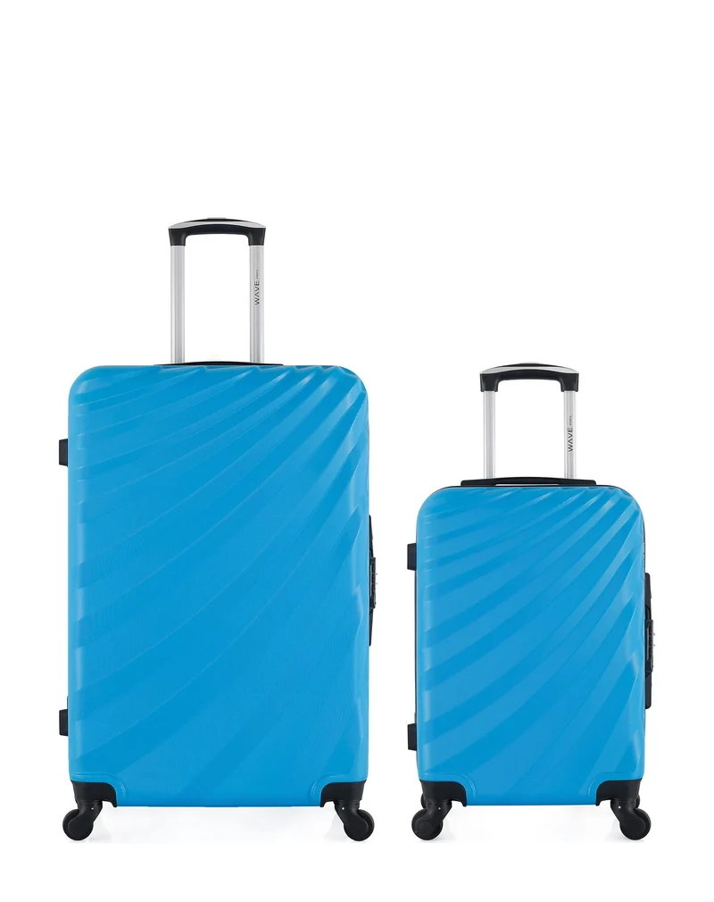 WAVE PARIS – 2er-Pack – Großer Koffer und Handgepäck DANUBE